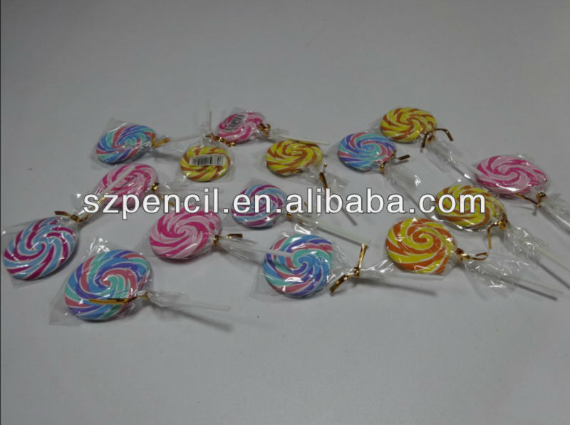 lollipop shaped eraser