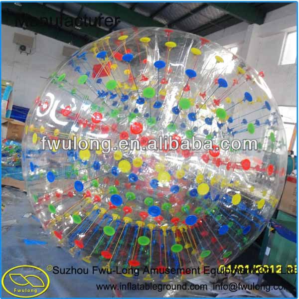 High quality newest PVC/TPU Inflatable Zorb Ball, inflatable touch ball,bubble football