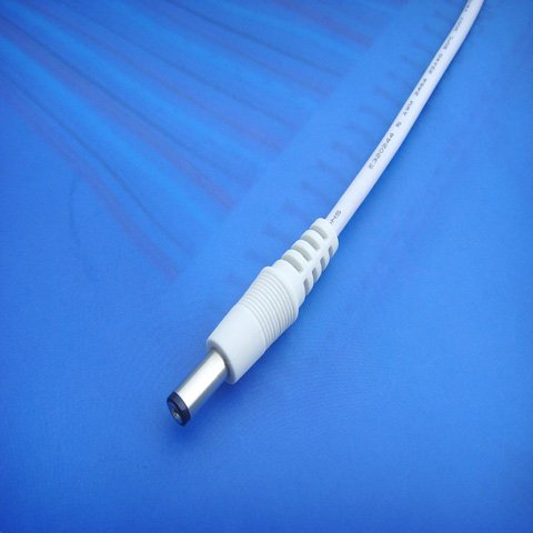 Ledライトストリップdc電源ジャックコネクタオス→メスケーブル2.5*5.5mm2ピン防水、 2.1*5.5mm仕入れ・メーカー・工場