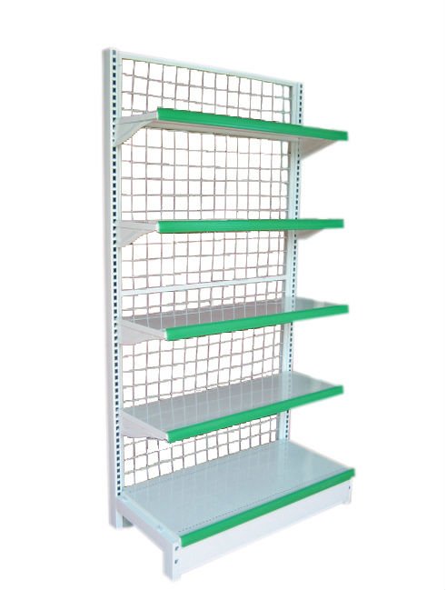 Light Duty Single-Side grid Backboard Supermarket storage Rack