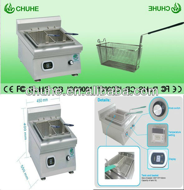 two baskets deep fat fryer, deep fryer for sale ,fryer equipment