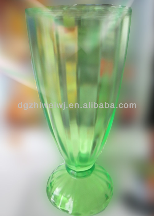 2014 newest style hand made champagne glass with cartoon