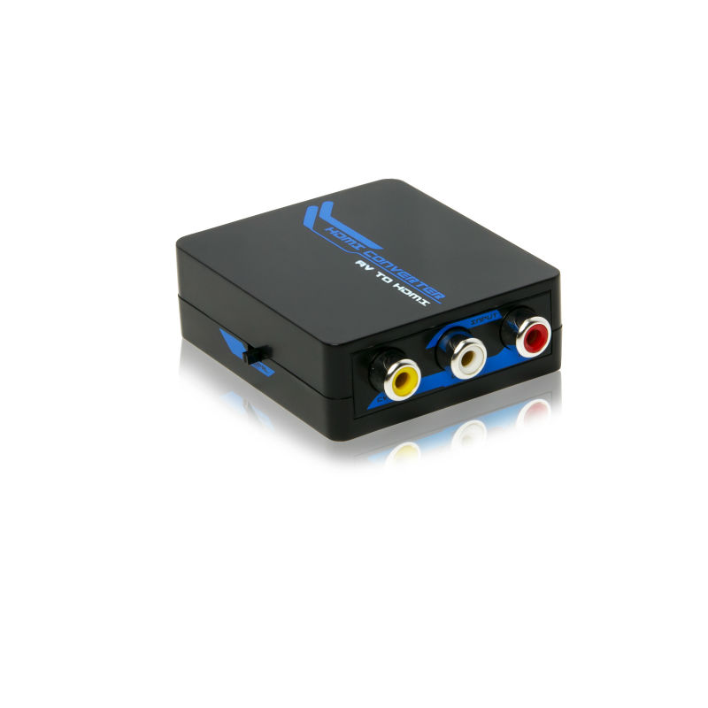 component composite hdmi upscaler converter 1080P/720P for PS3 Xbox 360