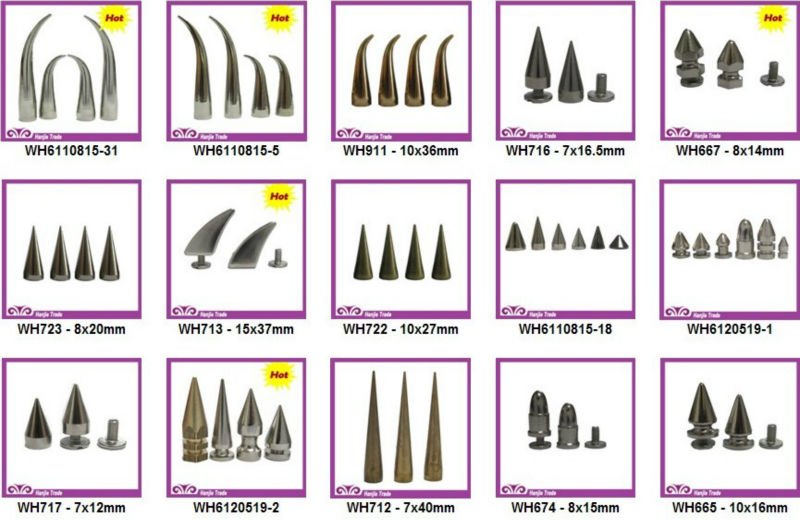 革技術のための銀製色の装飾的な木のスパイク仕入れ・メーカー・工場