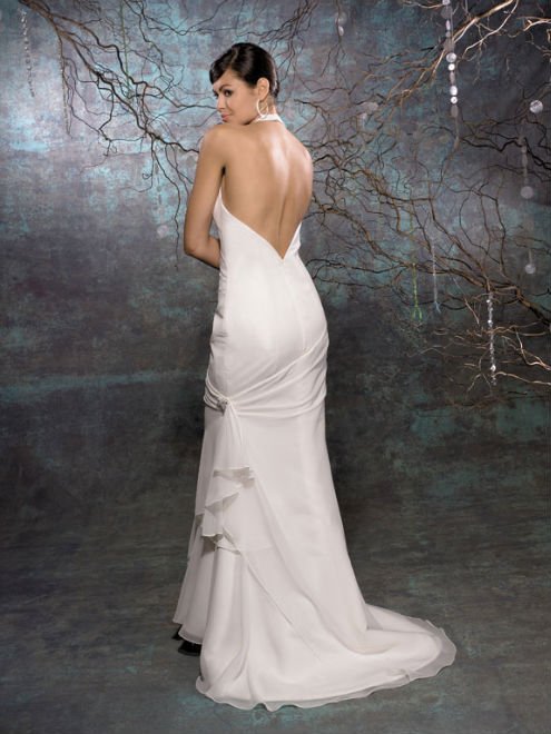  Halter Backless Wedding Dresses a High quality fabric b Unique design 