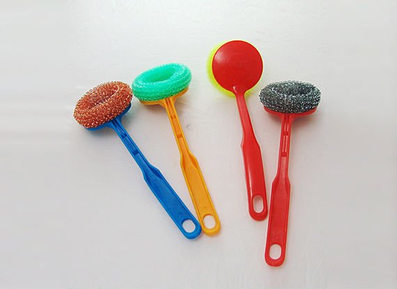 Muli- カラーのキッチンクリーニングスポンジ、 scruberスポンジ、 キッチンスポンジスポンジたわし問屋・仕入れ・卸・卸売り
