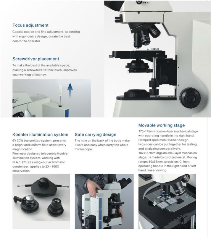 ce証明書付きの高度な複合顕微鏡仕入れ・メーカー・工場