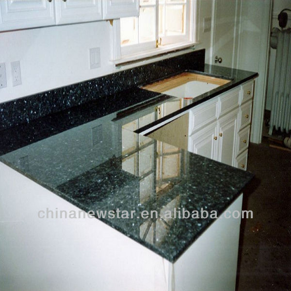 China New Style Best Price Emerald Green Granite Kitchen