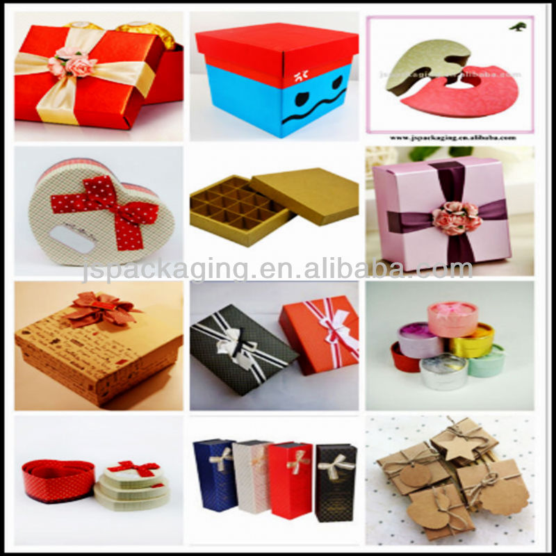 Gift box for dollar store/Cardboard gift boxes with clear window