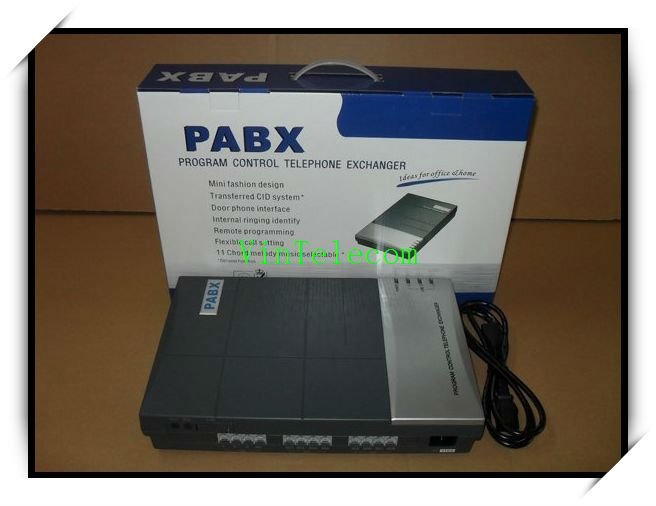 ミニpbxシステム/pabx交換からの行2- 4cs+シリーズの共同; ビジネスから8- 16にソーホーエクステンション問屋・仕入れ・卸・卸売り