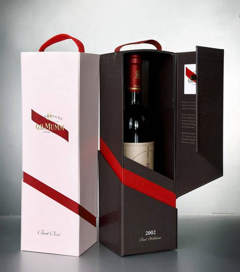 PVC window red wine box