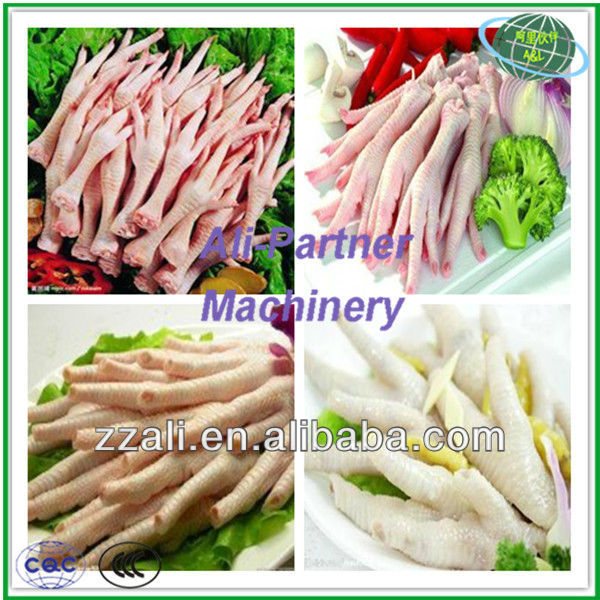Good price high output automatic chicken feet peeling machine