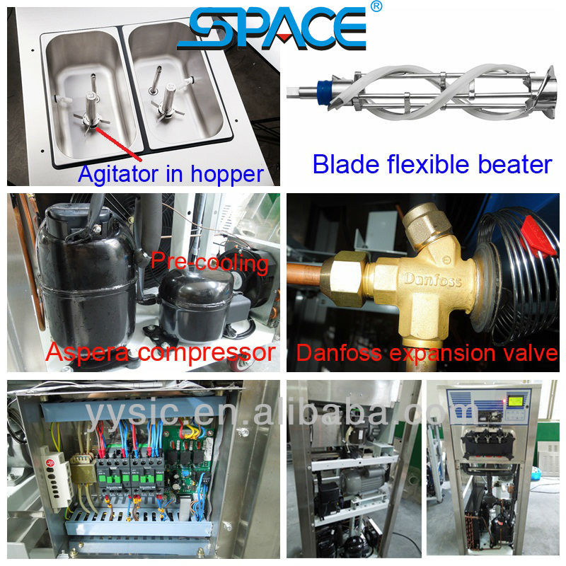 SPACE Soft ice cream machine / Frozen yogurt machine 6240(CE)