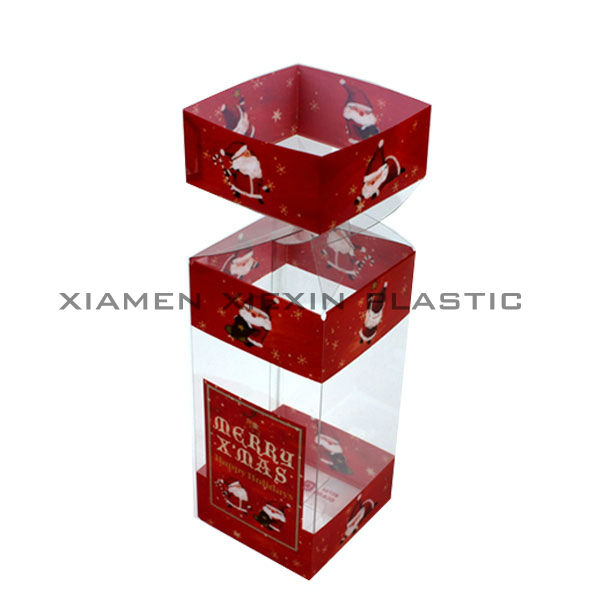 custom design clear pet lollipop display boxes