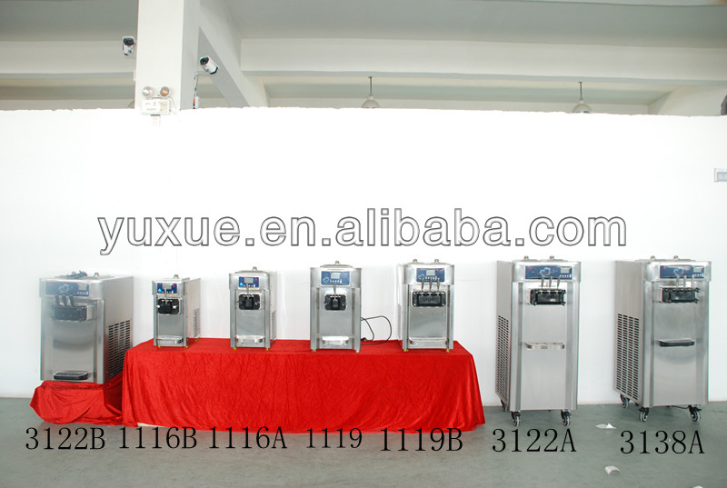 Mini soft ice cream machine, yogurt ice cream machine RB1116B CE.