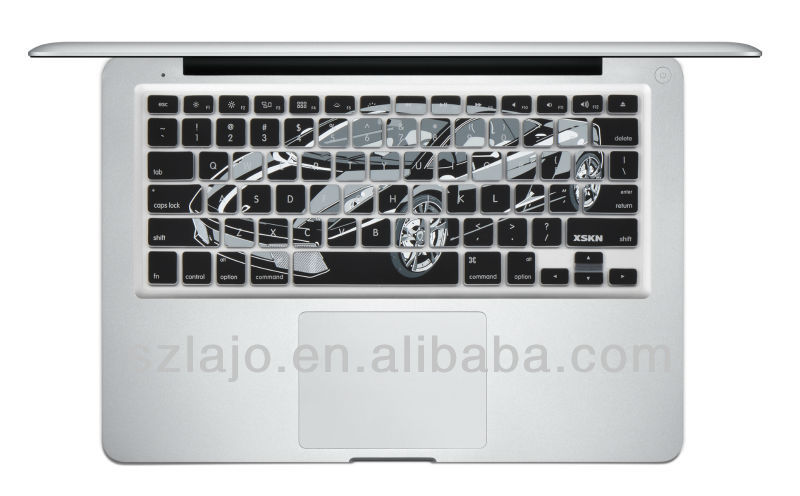 スポーツカーのデザインmacbookのシリコーンのラップトップのキーボード保護フィルム、 ラップトップキーボードプロテクター問屋・仕入れ・卸・卸売り