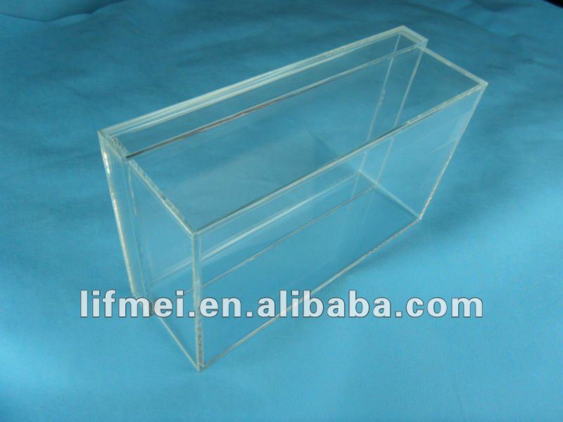 clear perspex box