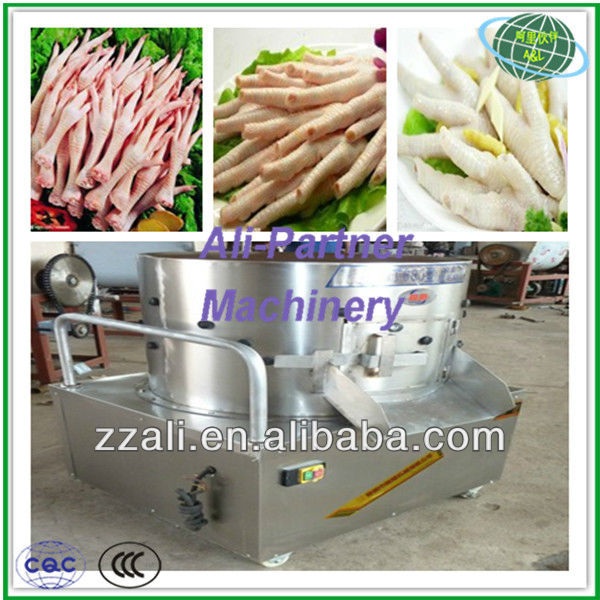 Good price high output automatic chicken feet peeling machine