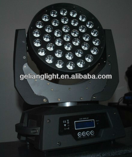 [NEW]37*9W 3IN1 RGB LED wash moving head light/ Circle effect 37*9w led moving head light/ stage light