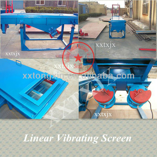 making production line choose construction\tire rubber granule linear vibrating screen