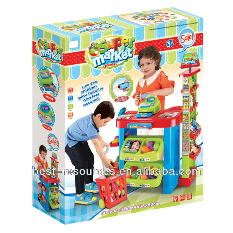 スーパーマーケットのおもちゃ2013レジおもちゃ子供の現金レジスターおもちゃ問屋・仕入れ・卸・卸売り