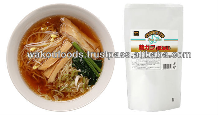 Chicken gara soy sauce ramen soup (AC-624) chicken bones stock with shoyu 1kg
