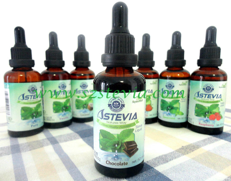 Chocolate Flavor Stevia Lquid sweeten the tea
