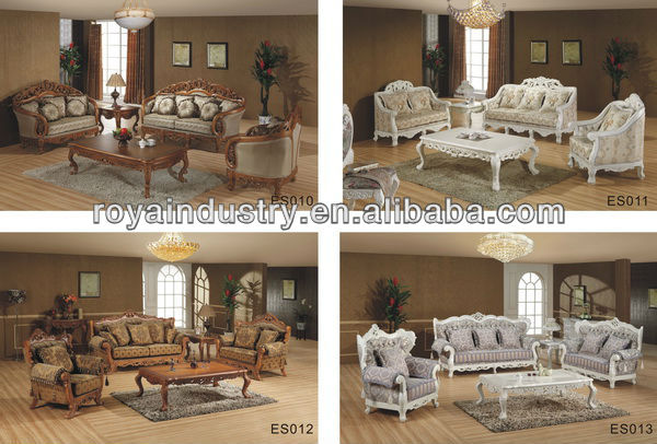 ハイエンド固体木彫りアンティークイタリアの革家具のソファ問屋・仕入れ・卸・卸売り