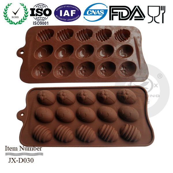 2013 NEW Design egg shaped silicone chocolate mold, durable egg shaped mould