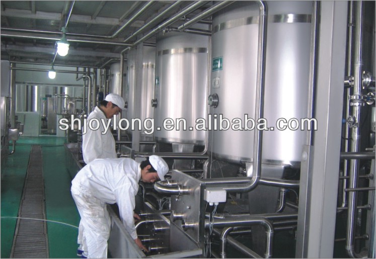 Fresh milk processing line