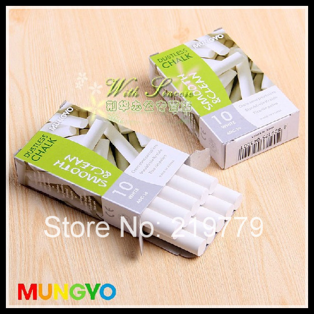 10boxes/много Мунгио бренда малыш белый чистый Мел пыль бесплатно доске мелом детей учителя день подарков 10boxes/много Мунгио бренда малыш белый чистый Мел пыль бесплатно доске мелом детей учителя день подарков
