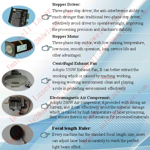 Dowell wood block laser cutting machine