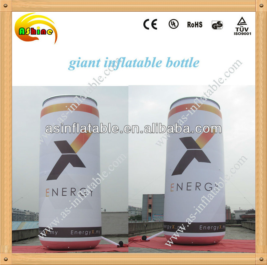 2014 Factory price CE inflatable champagne bottle for sale