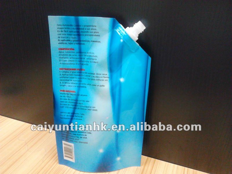 stand up spout pouch/juice spout pouch/water spout pouch