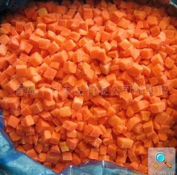 IQF frozen carrot dices 10*10*10mm with OU KOSHER