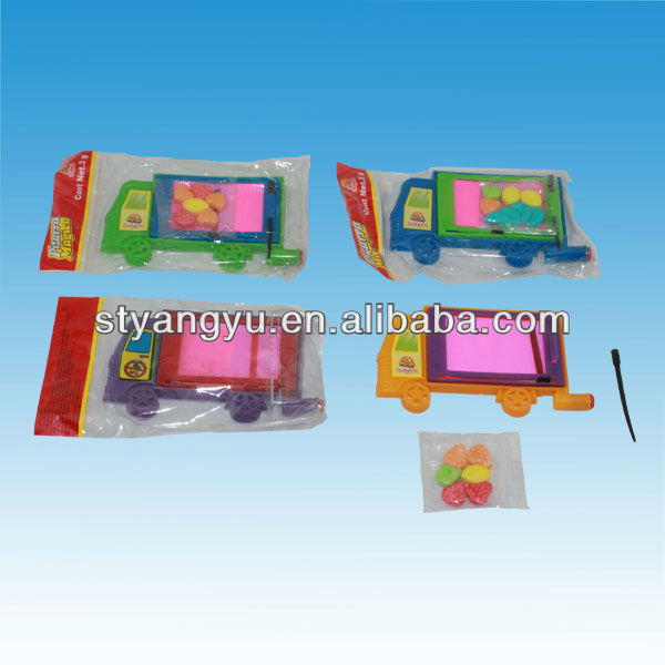 Writing Car Board with candy