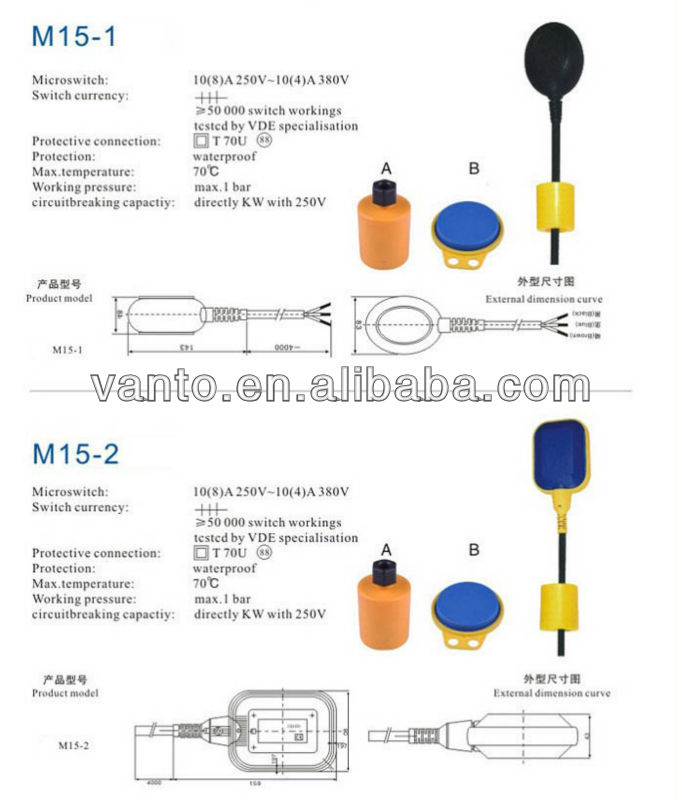 M15-2フロートスイッチ問屋・仕入れ・卸・卸売り