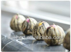 EU Standard heart shape White sliver Needle Blooming Tea