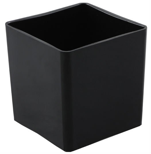 Black Cube Vase