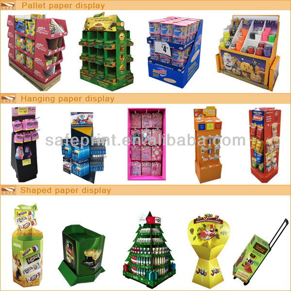 PVC window snack bar display