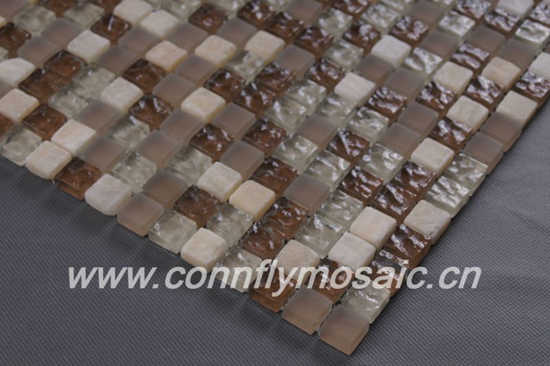 Ripple Glass Mosaic Tile