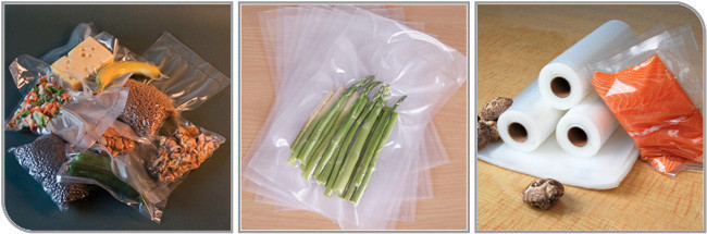 3 side seal vegetable vac pouch