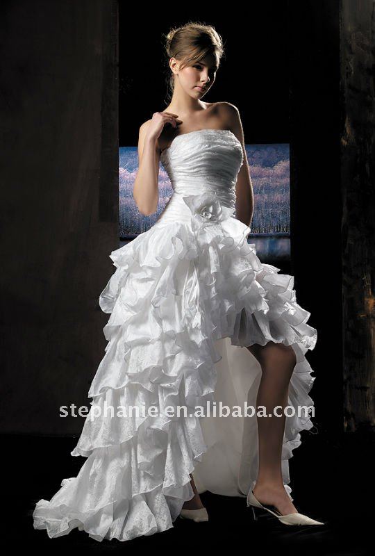 Other front short and long back wedding dressYour picture or drawing are