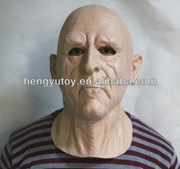 老人仮装変装ラテックスゴムフルヘッド現実的な人間のマスク問屋・仕入れ・卸・卸売り