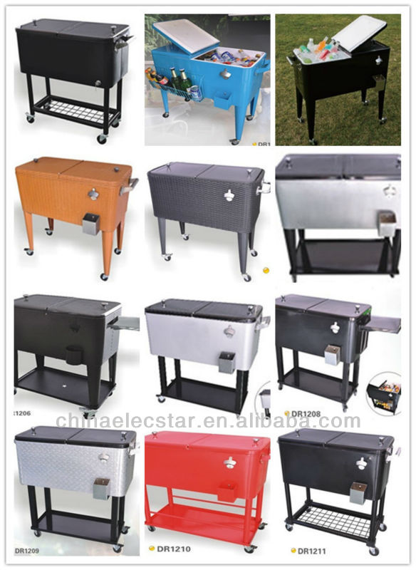 Patio Beverage Cooler Outdoor Goods Patio Ice Cooler Beverage Cart Images