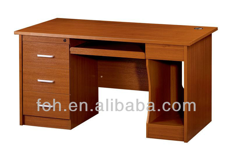 Pequeño escritorio de oficina de madera de cerezo/computadora de ...