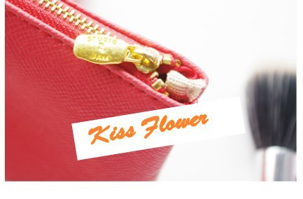 Korea Style Sweet Bow Design Zipper Cosmetic Bag 5 Color Make Up