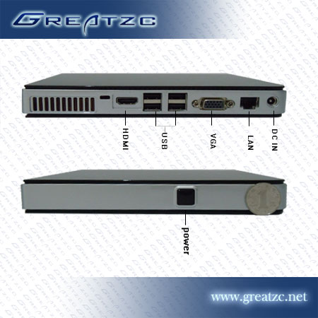 ミニzc-h550gt218nvidiagpuを搭載したpcのコンピュータ、 グラフィックスメモリ512mb、 hdmi、 サポート1080演奏問屋・仕入れ・卸・卸売り