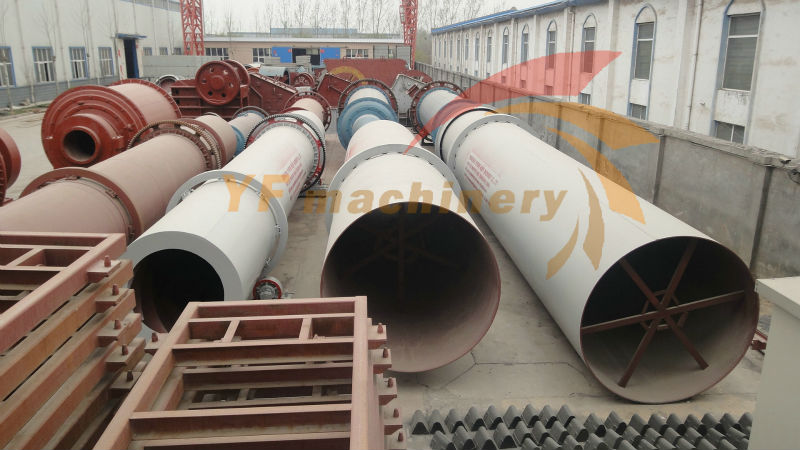 Zhengzhou Yufeng high efficient rotary dryer for drying coconut, sand, bagasse