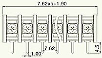 Pcbバリア端子台7.62mm20akf25rm-7.62バリアターミナルコネクタストリップ仕入れ・メーカー・工場